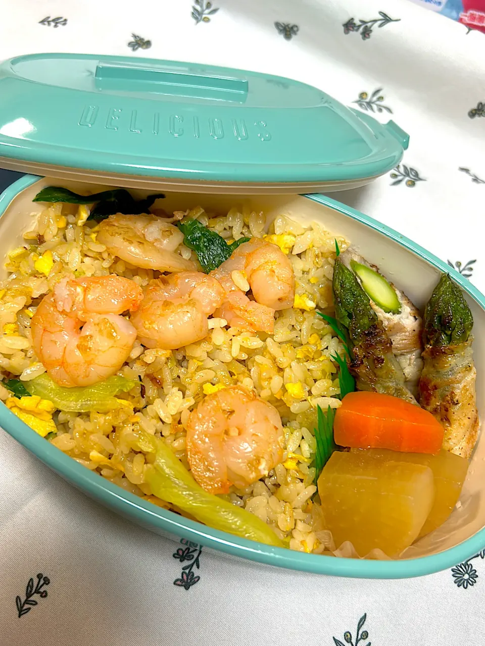 エビレタスチャーハン弁当|nanaeさん