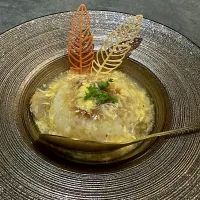 アサリあんかけの鉄板焼きおにぎり|きんさん