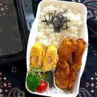 白身魚のカレーチーズ焼き弁当|charickさん