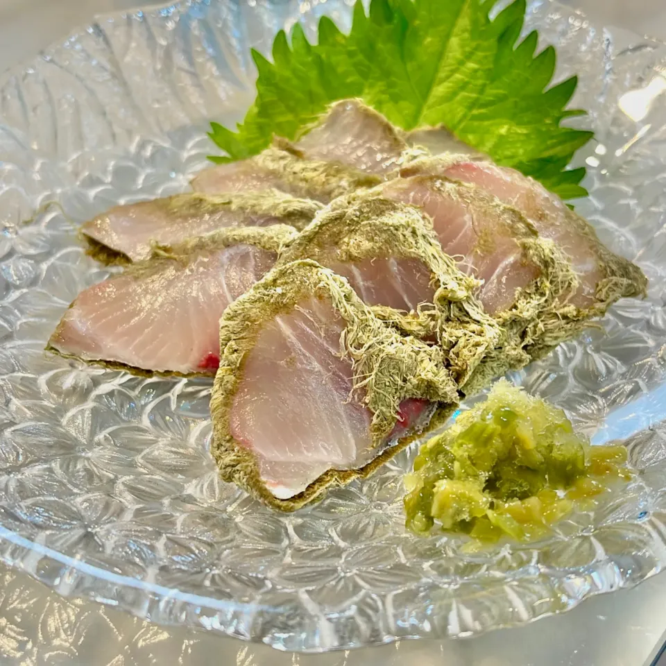 カンパチの昆布〆|ぎんさん