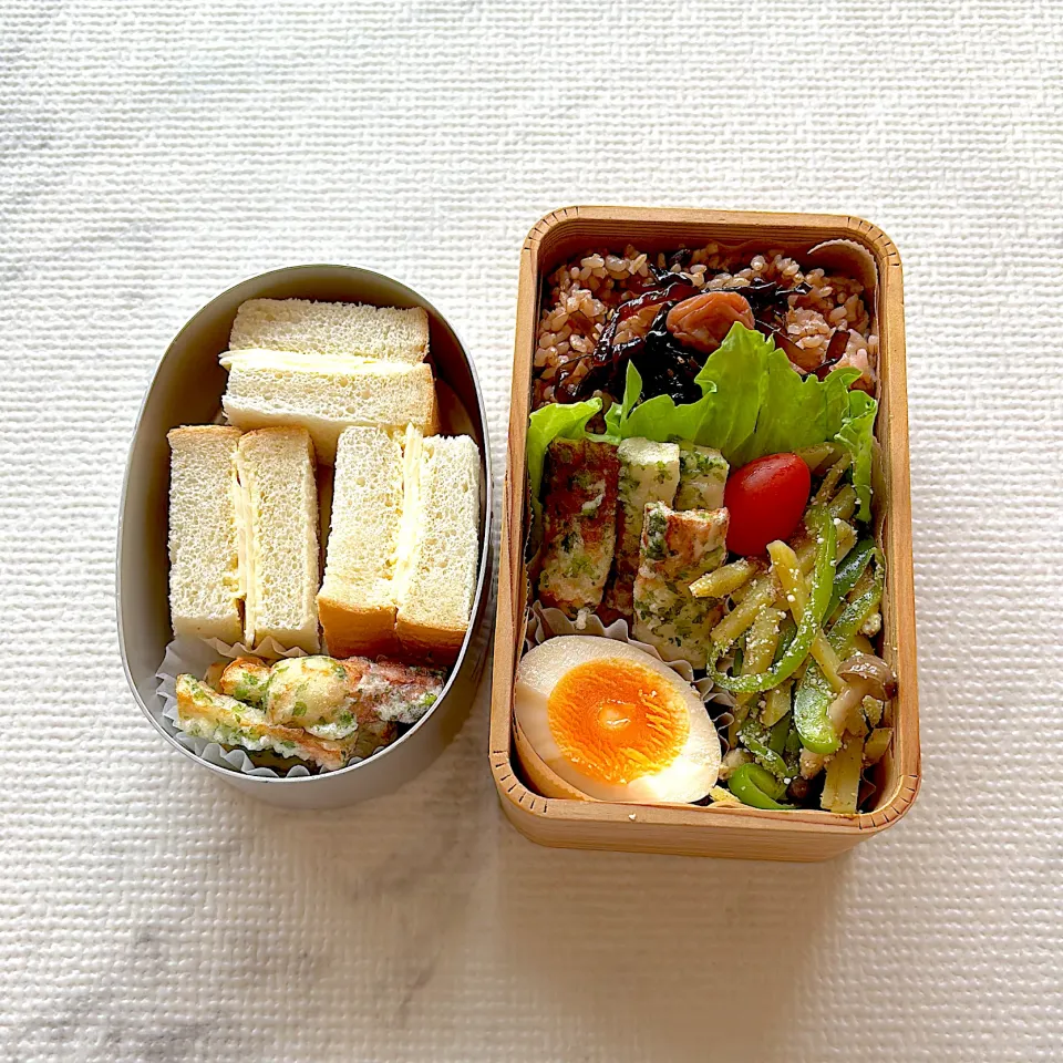 今日のオット弁当と、高３ムスメ弁当。|chi.aさん