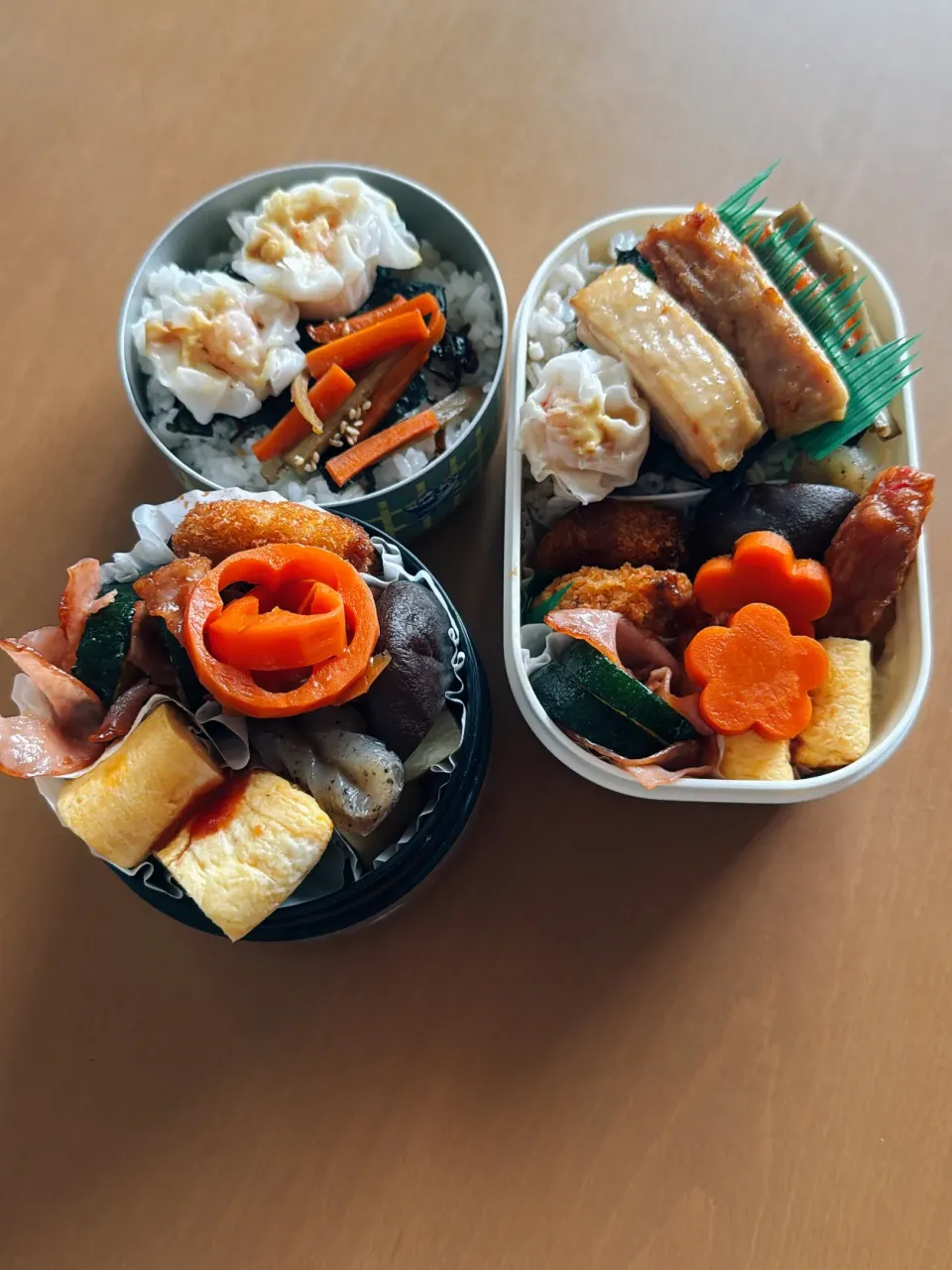 今日の旦那と私のお弁当|sacchan( ﾐΦﻌΦ)ฅさん