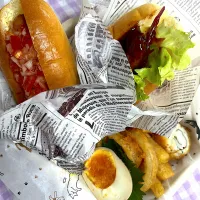 6/12 ホットドック弁当|JUNe28さん