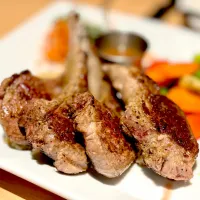 Lamb shank 🐑 grilled ~ the right temperature tender enough to fall off the bone. 🦴💋| B&Bさん