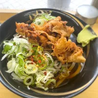 太そば大盛（冷）＋ゲソ天@そばのスエヒロ八丁堀店|morimi32さん