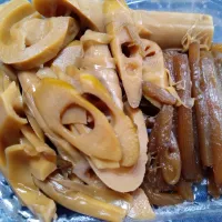 義姉から送られてきた破竹のフキの煮物|よっちびやばんぶーさん