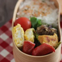 鶏むね肉のサテアヤム風弁当|ちいさなしあわせキッチンさん