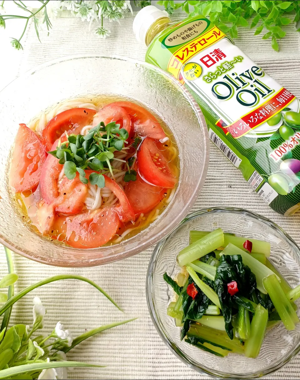 🍅トマトそうめん|おぜひめさん