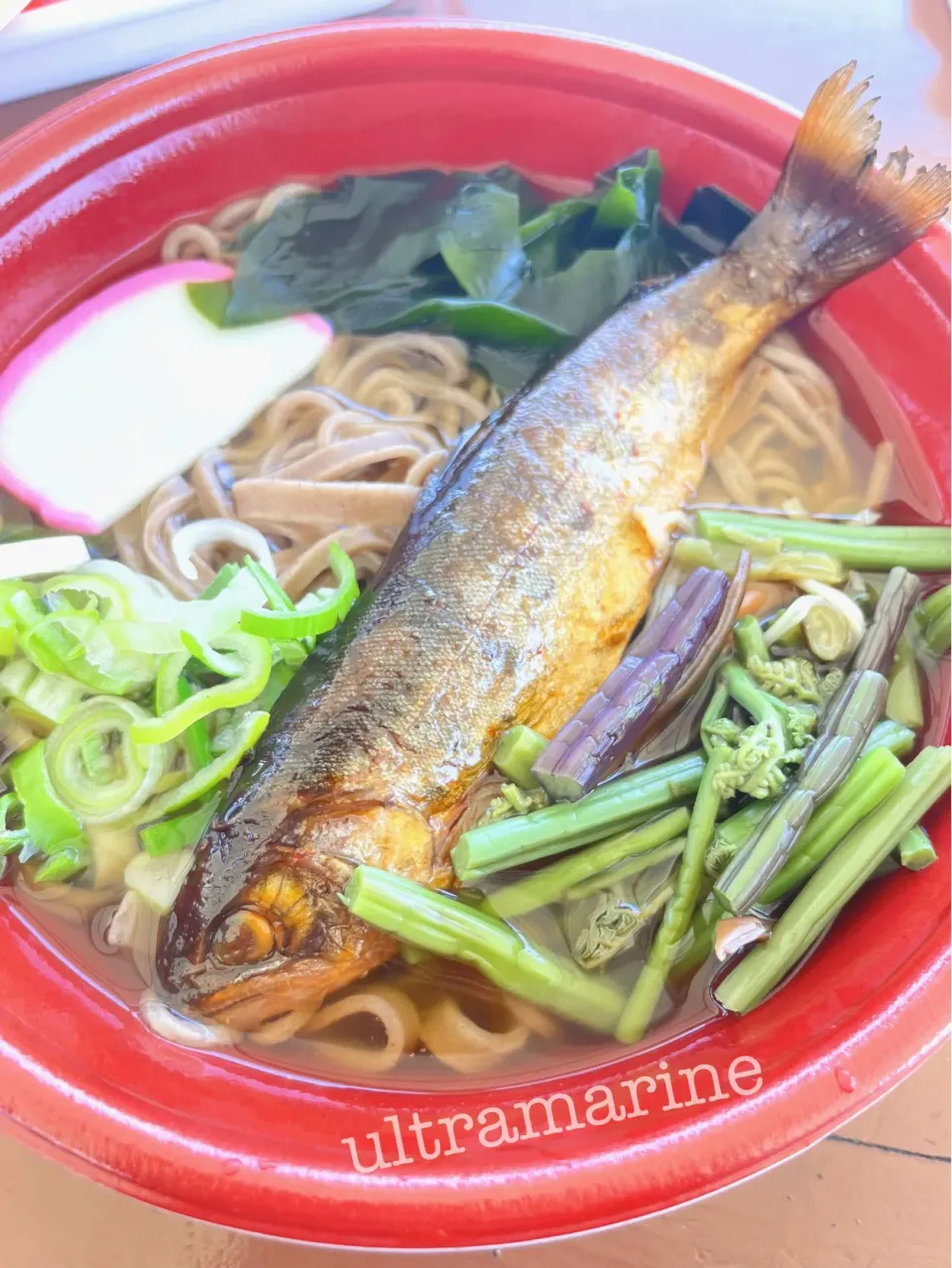 ＊初夏のあまごそば♪＊|ultramarineさん