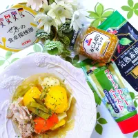 グリーンカレースープ ·͜·♡