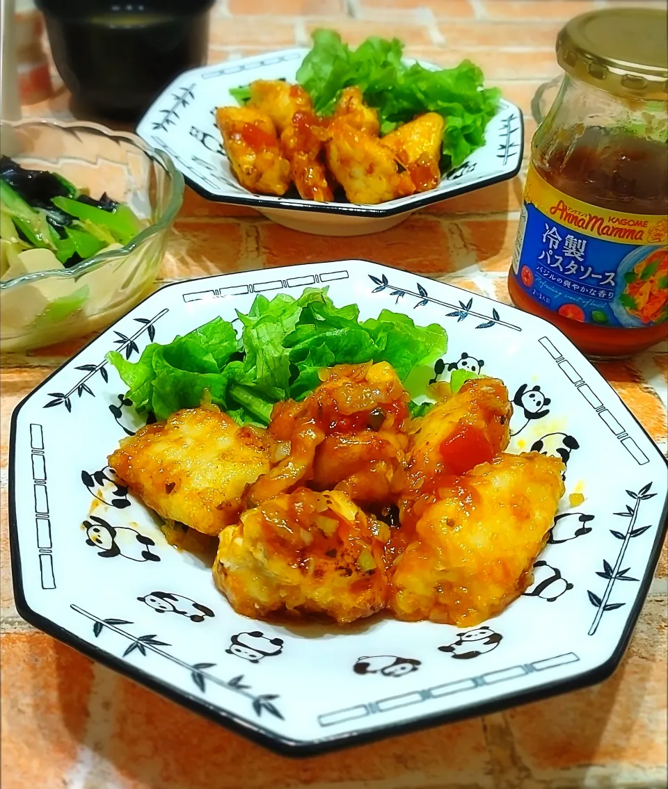 鶏のから揚げアンナマンナあん|みったんさん