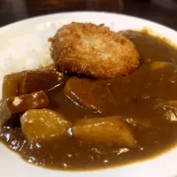 コロッケ on カレーライス (*^^*)|しーPaPaさん