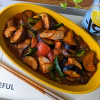 豚と夏野菜のﾐｰﾄｿｰｽ煮込み|まりおさん
