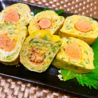 おつまみは 葱入り明太玉子焼き|KANAさん