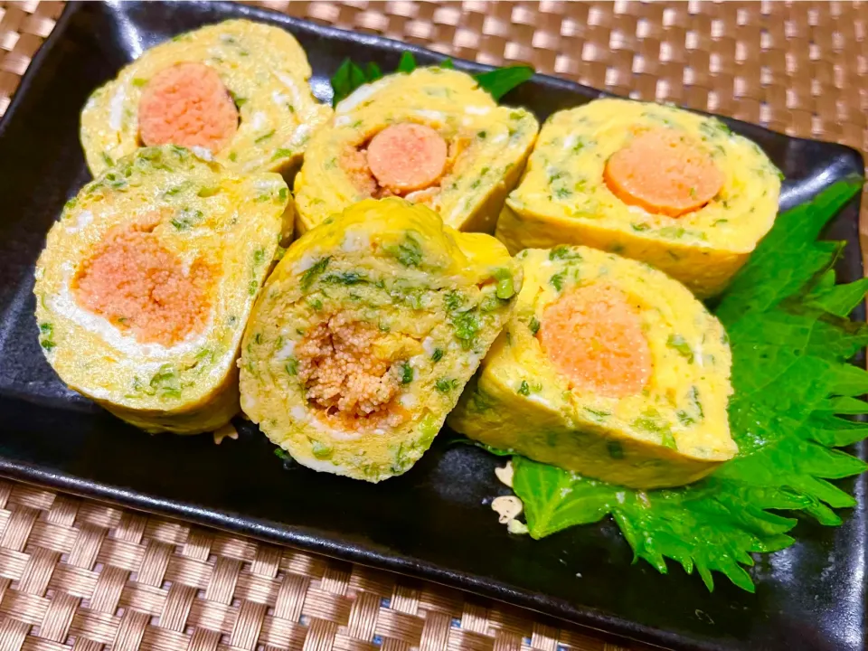 おつまみは 葱入り明太玉子焼き|KANAさん