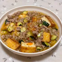 厚揚げで塩麻婆|五郎さん