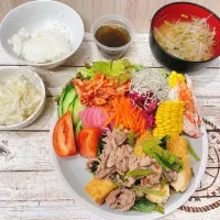 豚肉と厚揚げのめんつゆ炒め|chou  chouさん