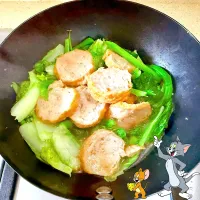 猪肉卷炒板蓝根| michelleさん