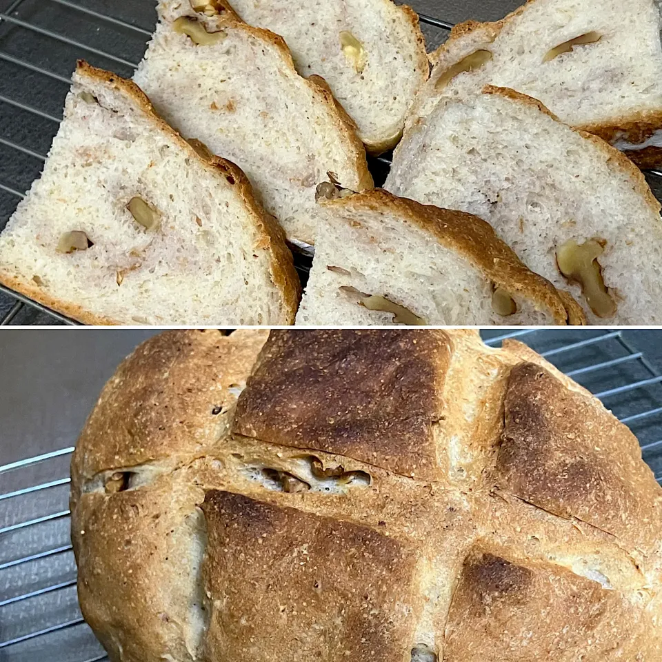 全粒粉くるみパン|ななごさん