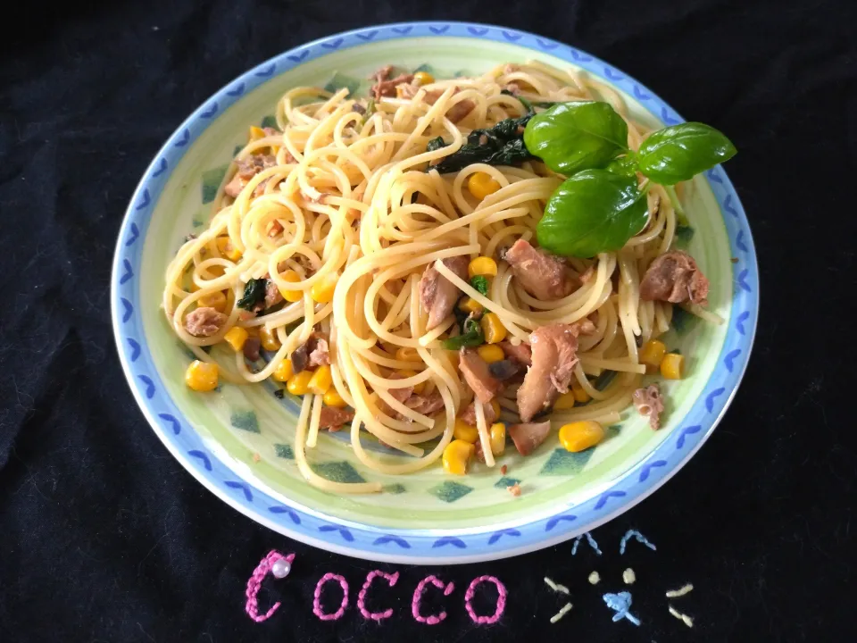 味噌󠄀さば缶を使ったパスタ✨|cocco+さん
