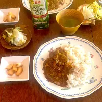 晩ごはん♯カレー🍛♯バーモントカレー|小松菜さん
