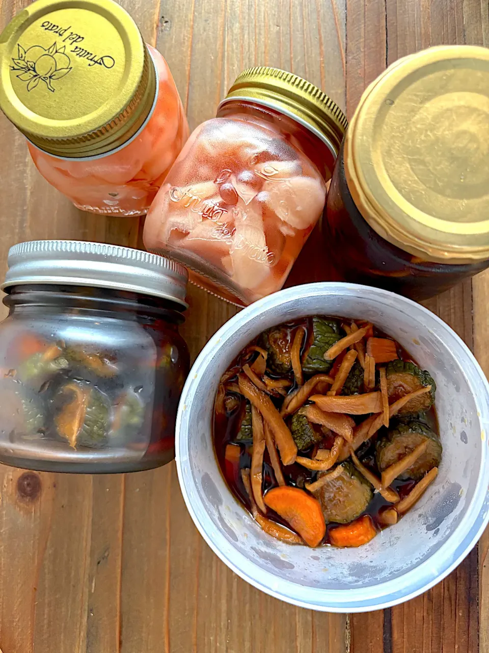 甘酢生姜(n╹ω╹)η♥胡瓜のキューちゃん作って。お裾分け。|るりさん