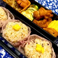 6/13お花むすび弁当🌸|みっこちゃんさん
