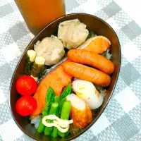 鮭のり弁当|ルルさん