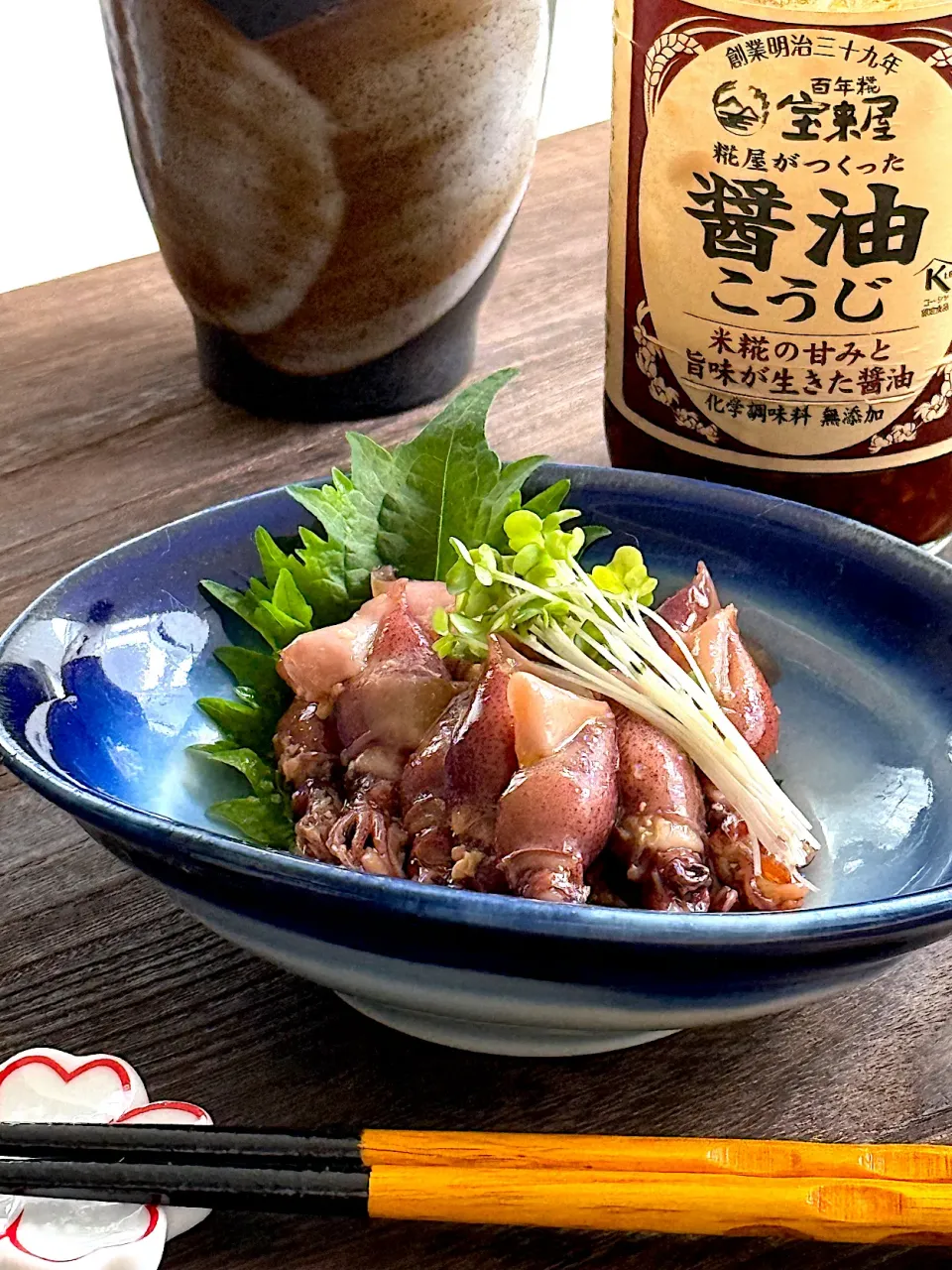 パパ氏さんの料理 今が旬のホタルイカと話題の調味料で春を楽しもう❗️ 〜ホタルイカのオリーブオイル醤油糀漬け|由美さん
