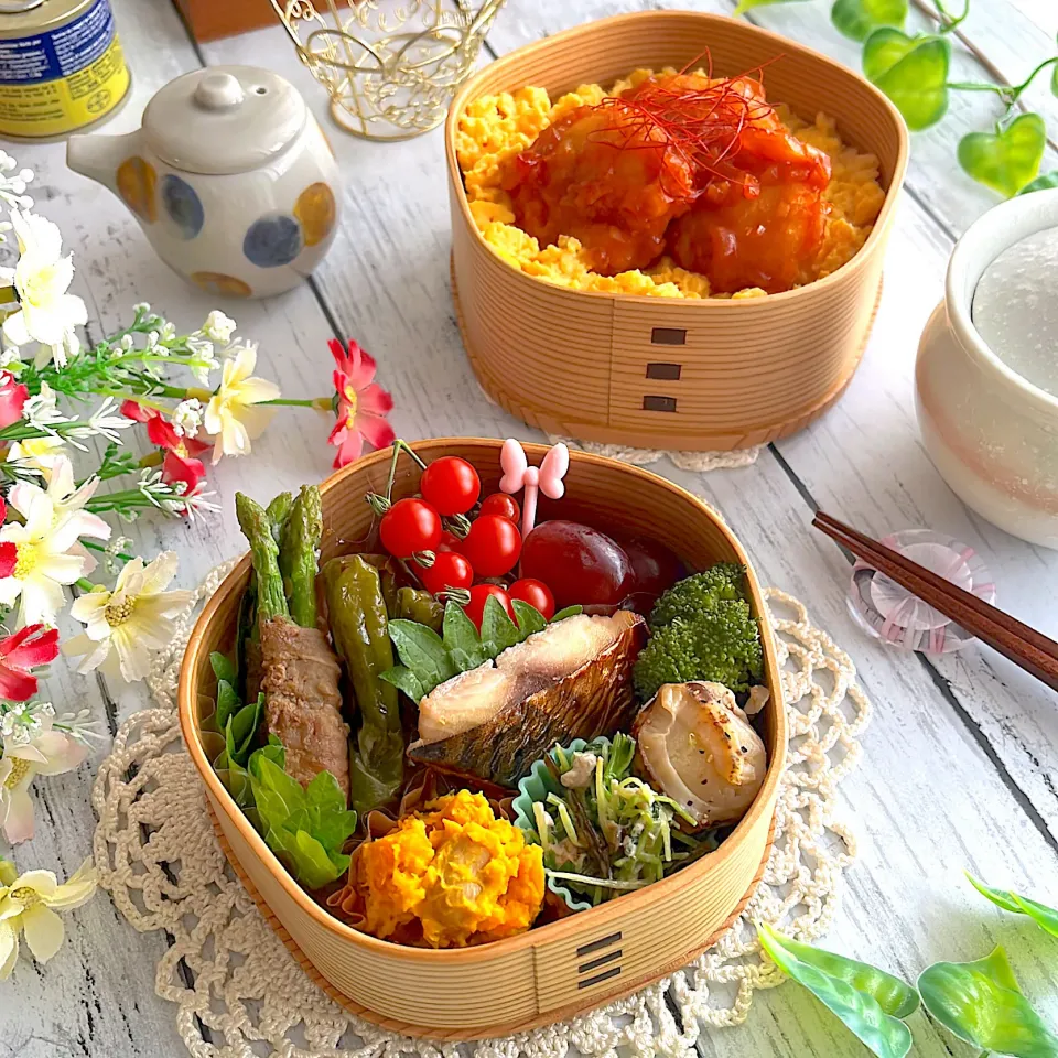 エビチリ弁当|@panna_cotta.703さん