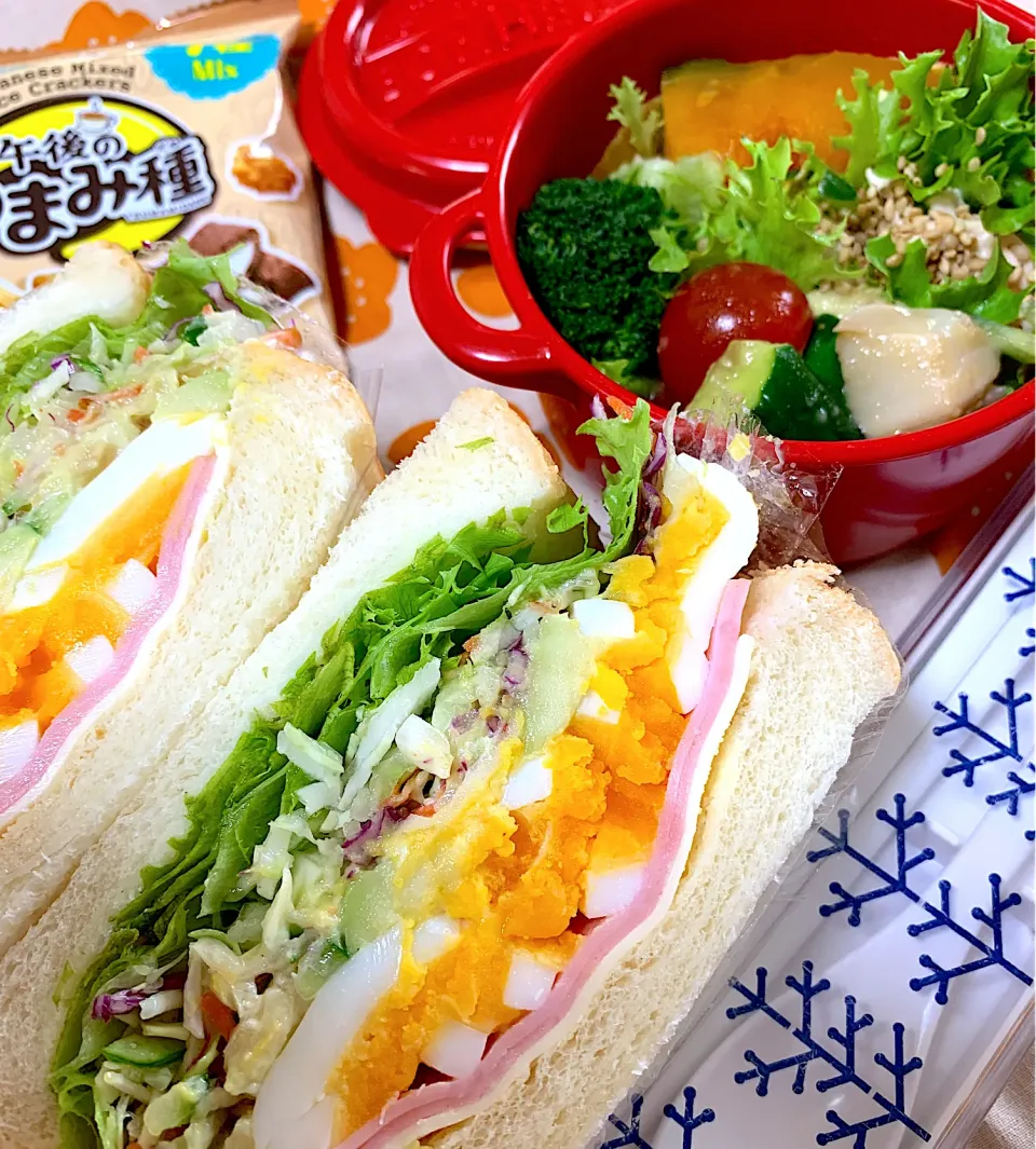 わんぱくサンド弁当🥪|がおりんさん