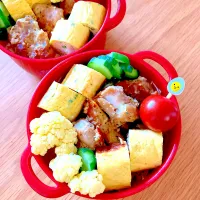 夫と次女のお弁当🍱🍙|シズソラさん