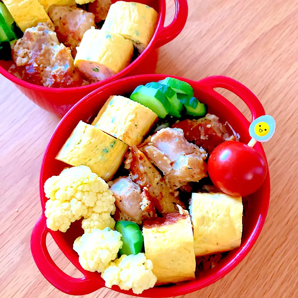 夫と次女のお弁当🍱🍙|シズソラさん