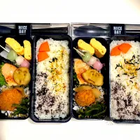 小1双子弁当|nao子さん