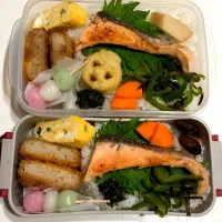 子ども弁当残りを使う大人弁当|nao子さん