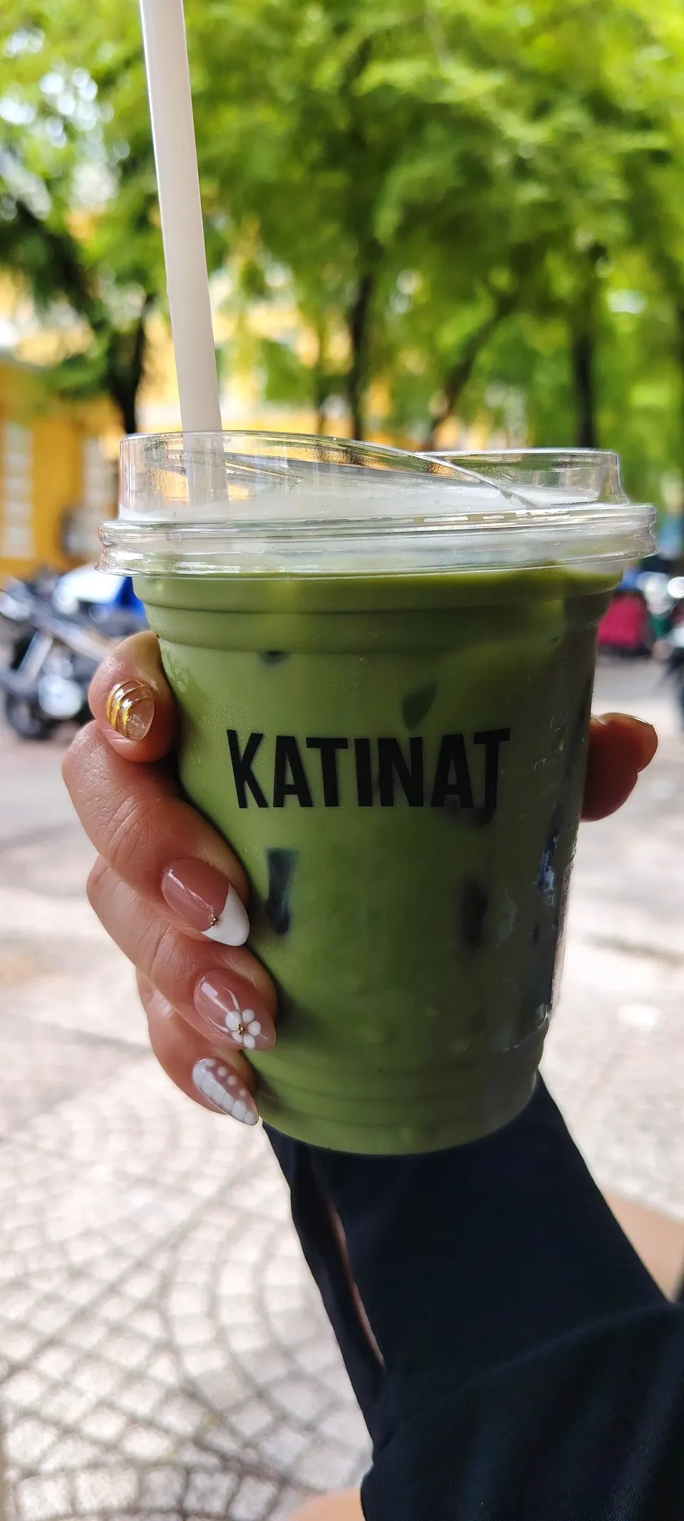 Matcha latte 😍😋😎💋 Hcmc saigon post office Katinat Coffee|🍒lynnlicious🍒さん