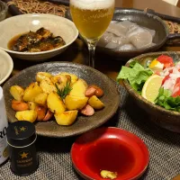 ビールのおまけ🎁スパイスでジャーマンポテト🍻|miyuki🌱さん