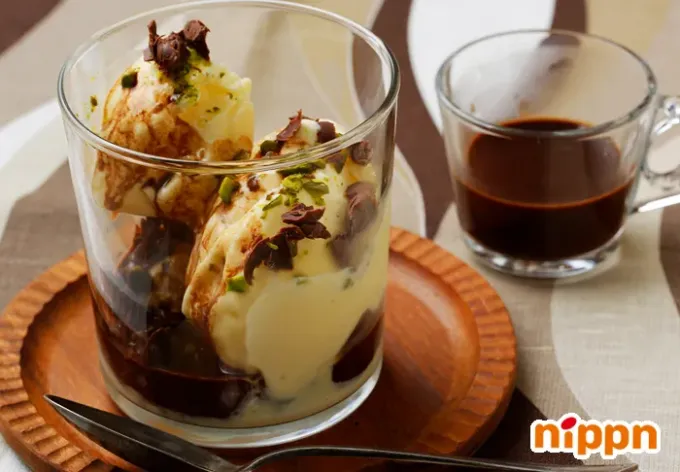 めちゃラクアイスでアフォガート|ニップン公式アカウントさん