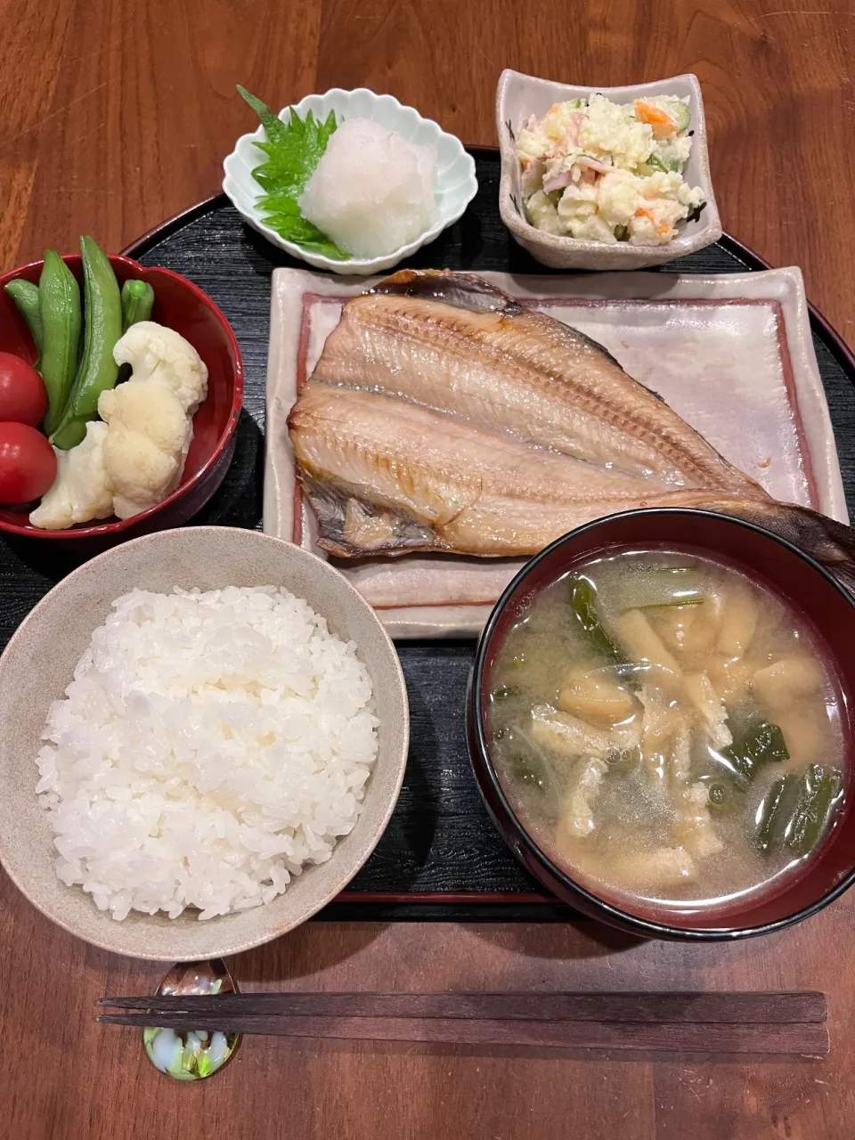 ホッケの塩焼き定食|さあママさん