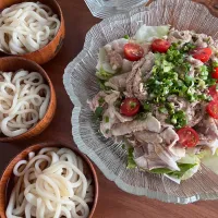 冷しゃぶサラダうどん|さあママさん