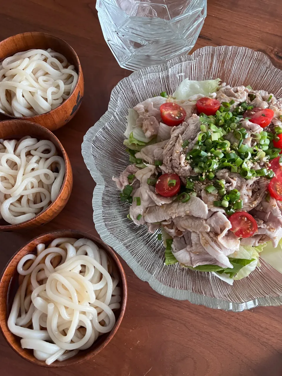 冷しゃぶサラダうどん|さあママさん
