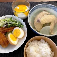 手羽先メインのお夕飯🌛