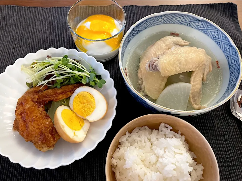 手羽先メインのお夕飯🌛|みーぬさん