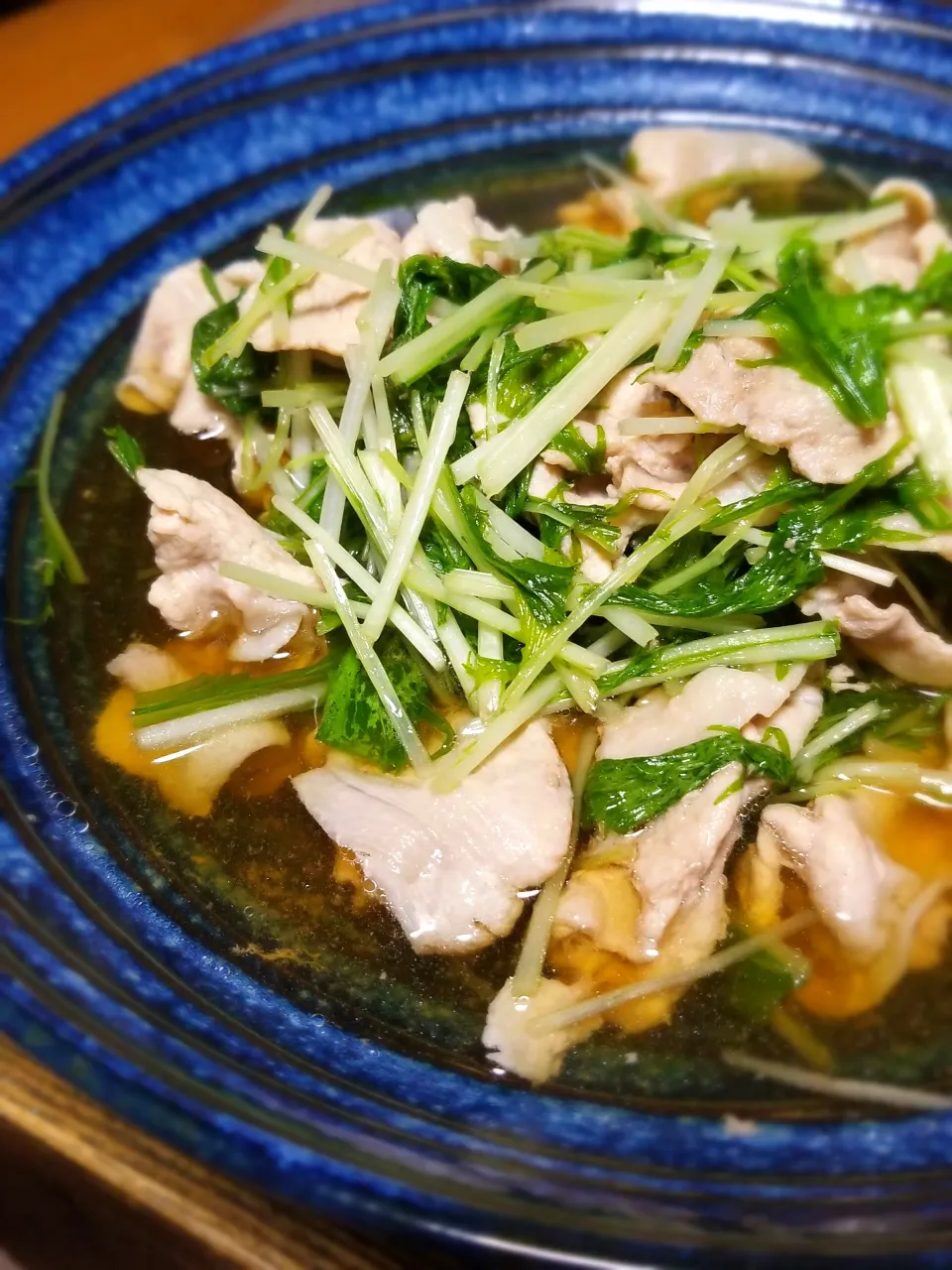 パパ作👨豚こまと水菜のさっと煮|ぱんだのままんさん