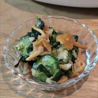 なめことキュウリのおろし和え|あぼちさん