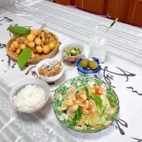 grandmaの晩ごはん☆ 今夜は口内炎が治りかけたから…
レタスとほうれん草炒めで頂きます
琵琶は頂きもので…これも成りすぎで…と| kaoriさん