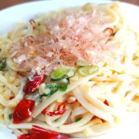 ペペロンチーノうどん