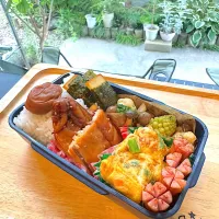 息子のお弁当🍴😋| ゆき茶❁⃘*.ﾟさん