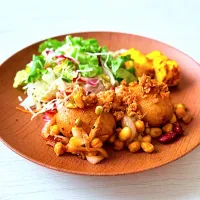 じゃがいもとお豆さん炒め