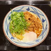 肉玉ぶっかけうどん|ちゃみこさん